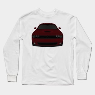 Challenger Dark-Red Long Sleeve T-Shirt